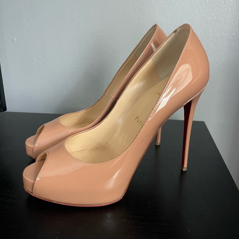Christian Louboutin — New Very Privé 120MM Patent Leather Pumps
